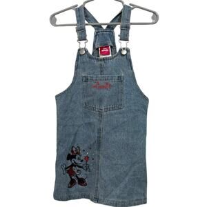 Disney Baby Minnie Denim Overall Dress 3T